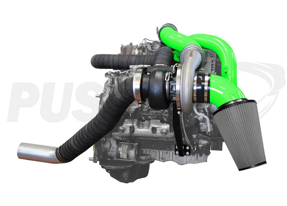 Pusher Max Compound Turbo System for 2004.5-2005 Duramax LLY Trucks