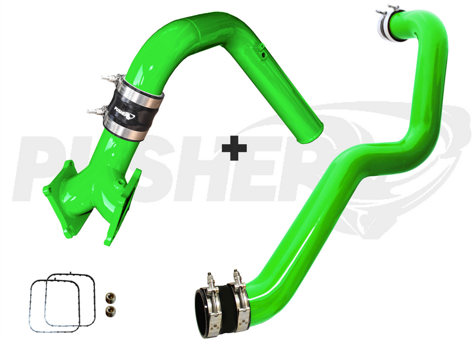 Pusher SuperMax Intake System & Pusher Max 3" Driver-side Charge Tube for 2006-2010 Duramax LBZ/LMM Trucks