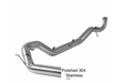 2017-2026 FULLY POLISHED T304 Duramax 6.6 Stainless Steel 5" Exhaust.