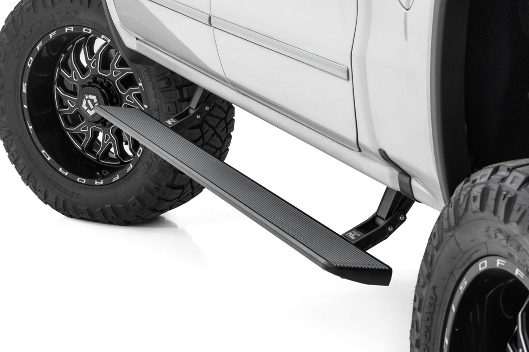 Rough Country Power Running Boards | HT-Series | Crew Cab | Chevy/GMC 1500/2500HD/3500HD 2WD/4WD
