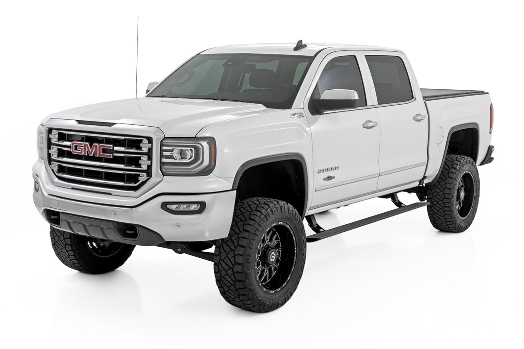 Rough Country Power Running Boards | HT-Series | Crew Cab | Chevy/GMC 1500/2500HD/3500HD 2WD/4WD