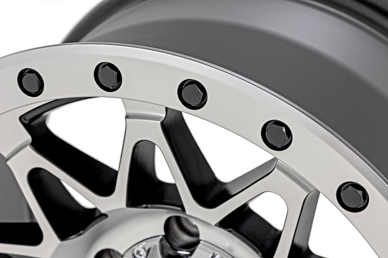 Rough Country 78 Series Wheel | Simulated Beadlock | 8x180 Bolt Pattern