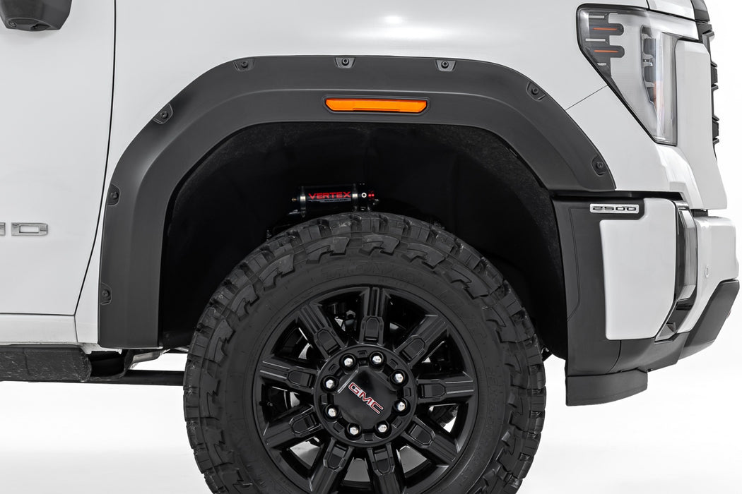 Pocket Fender Flares | GBD Aegean Stone | GMC Sierra 2500 HD/Sierra 3500 HD (20-26).
