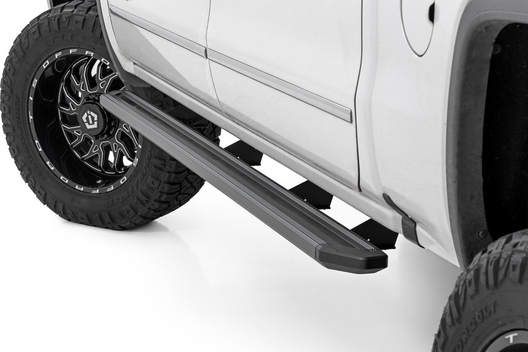 Rough Country Multi-Color LED Running Boards | Crew Cab | Chevy/GMC 1500/2500HD/3500HD (07-19 & Classic)