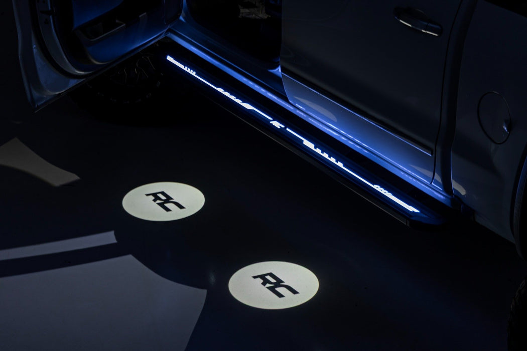 Rough Country Multi-Color LED Running Boards | Crew Cab | Chevy/GMC 1500/2500HD/3500HD (07-19 & Classic)