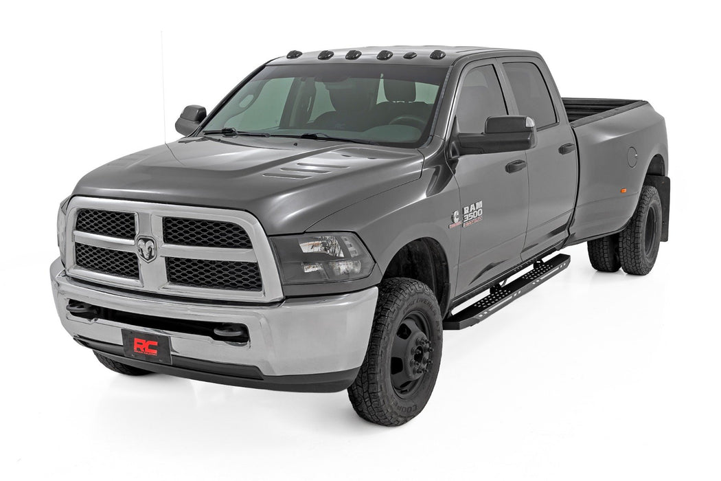 Rough Country AC2 Running Boards | Amber/White | Crew Cab | Ram 1500/2500/3500 2WD/4WD (2010-2025 & Classic)