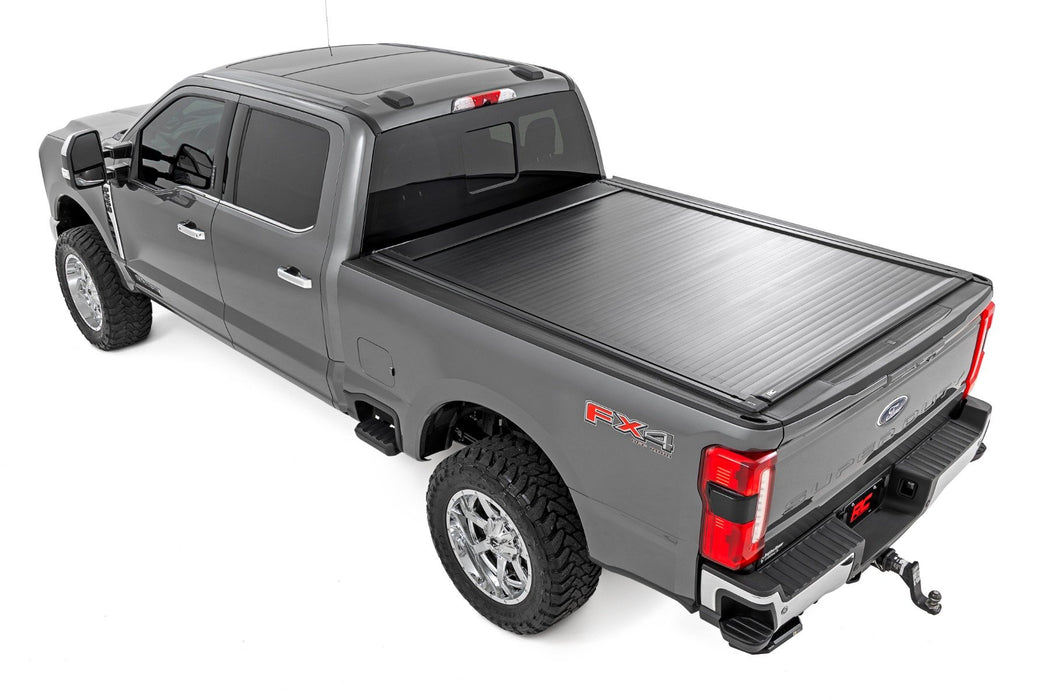Rough Country Powered Bed Cover | 6'10" Bed | Ford F-250/F-350 Super Duty 2WD/4WD (17-26)