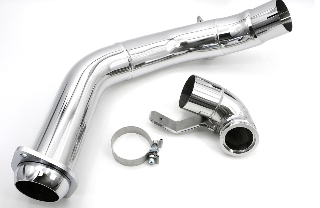 2020-2026 Ford 6.7 4" Downpipe - T304 Polished.