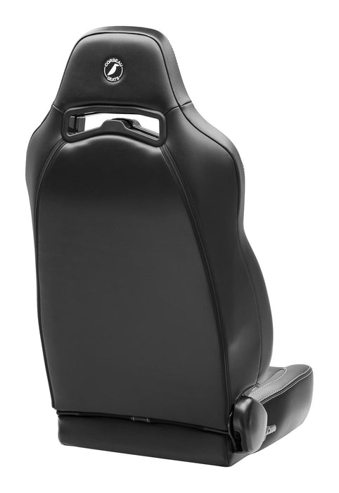 Corbeau Trailcat Black Vinyl Black Diamond Stitch (pair).