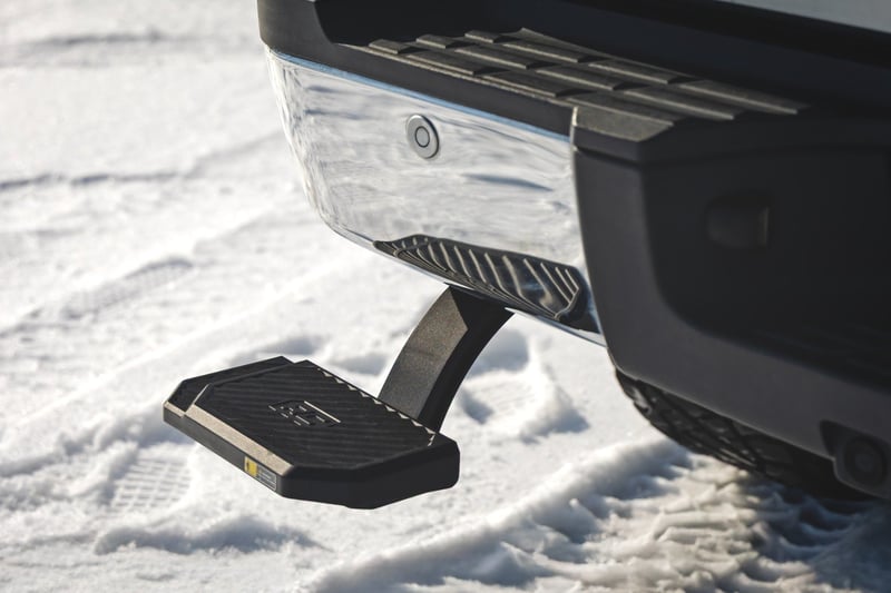 Rough Country Retractable Bed Step | Manual Pull | Chevy/GMC 2500HD/3500HD (11-14)