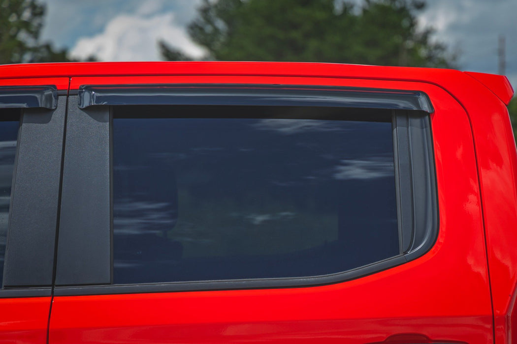 Rough Country Side Window Deflectors | Tape On Rain Guard | Chevy/GMC 1500/2500HD/3500HD (19-26)