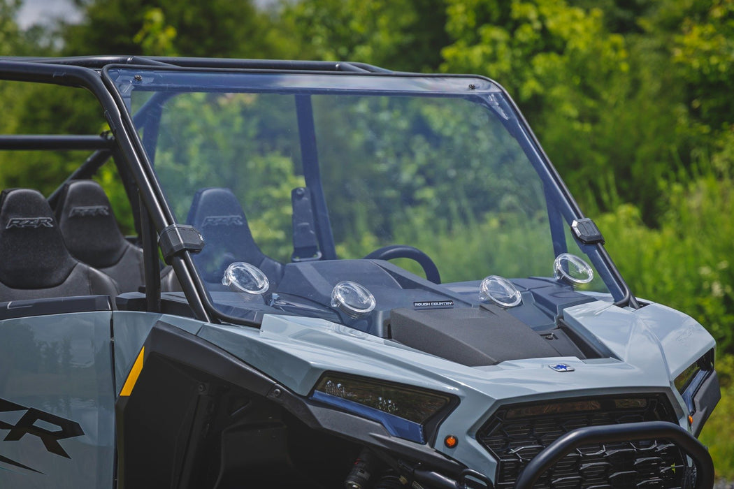 Rough Country Vented Full Windshield | Scratch Resistant | Polaris RZR XP 4 1000