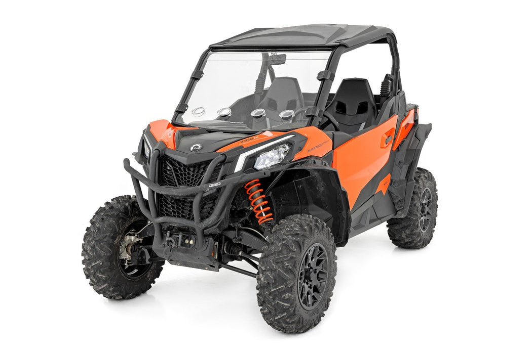 Rough Country Vented Full Windshield | Scratch Resistant | Can-Am Maverick Sport 1000R