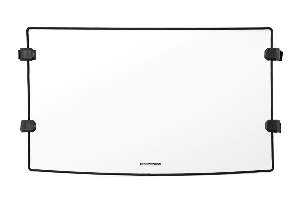 Rough Country Full Windshield | Scratch Resistant | Can-Am Defender HD 8/HD 9/HD 10