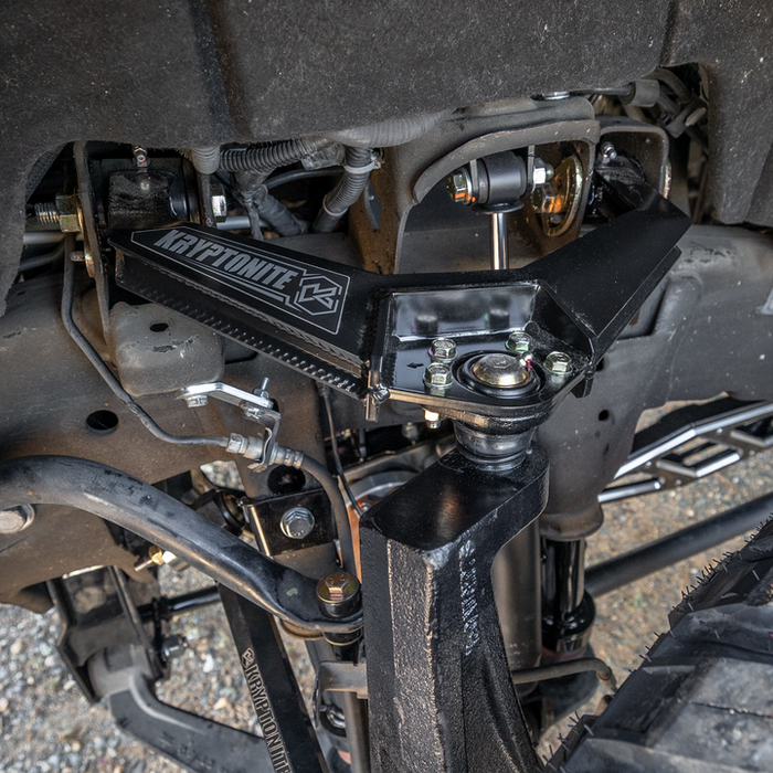 Kryptonite Upper Control Arm Stainless Logo Plates | 2011–2026 Chevy/GMC 2500HD/3500HD