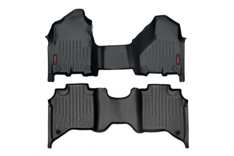RAM 2500 Heavy Duty Floor Mats Front/Rear Crew Cab For 19-Pres RAM 2500 Rough Country