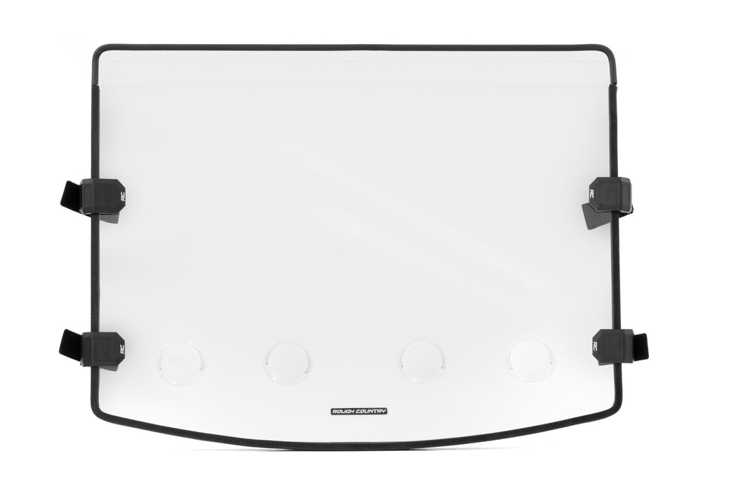 Rough Country Vented Full Windshield | Scratch Resistant | Can-Am Maverick Sport 1000R