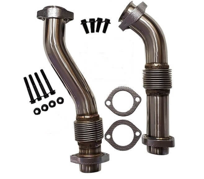 E99 7.3 Powerstroke SS Bellowed Up Pipes Atlas 228-3997.