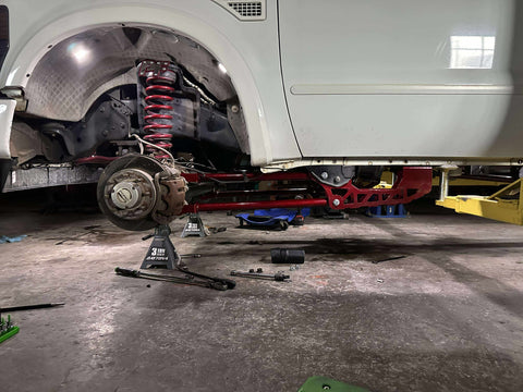 Pro Form Fab 05-10 Ford Super Duty F250/F350 Mini Cradle Style Fixed Length 4 Link Upgrade