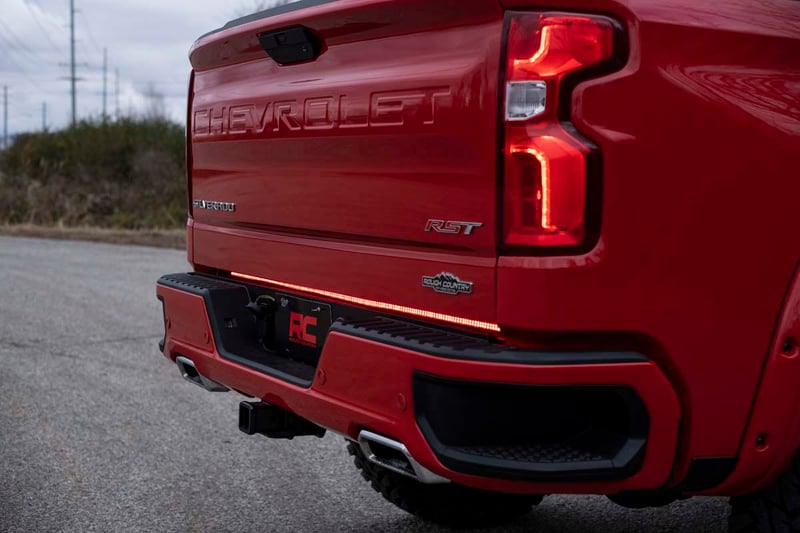 Premium Quad-Row Multi-Function LED Tailgate Light Strip.