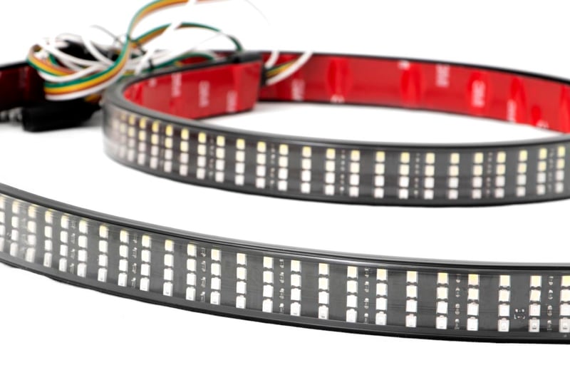 Premium Quad-Row Multi-Function LED Tailgate Light Strip.