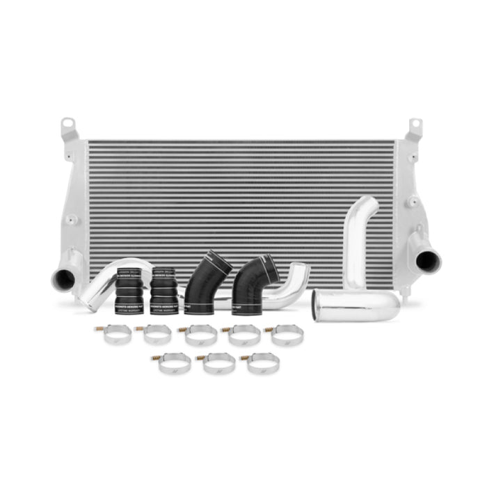 Mishimoto 02-04.5 Chevrolet 6.6L Duramax Intercooler Kit w/ Pipes (Silver)