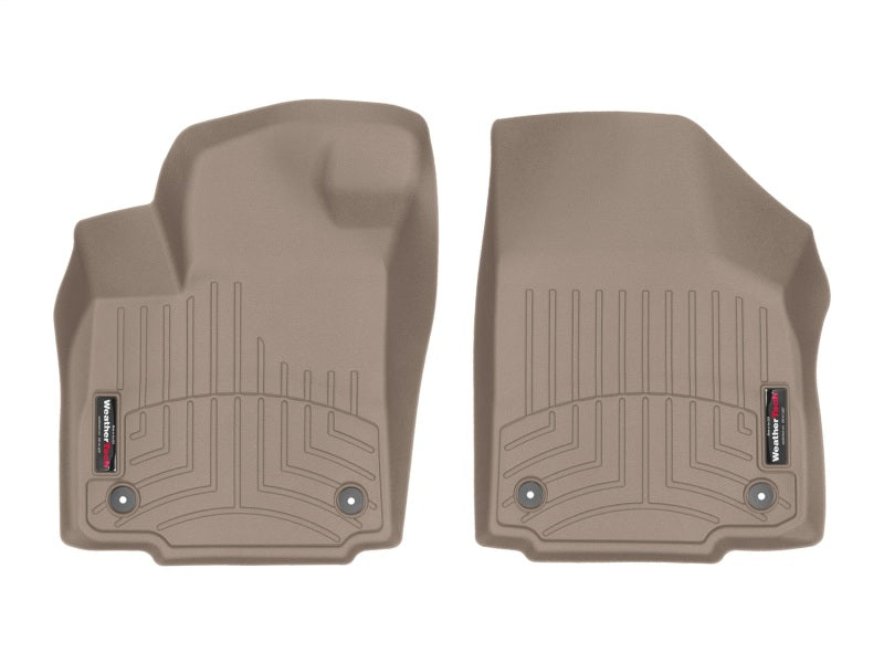 WeatherTech 17+ Ford F-250/F-350/F-450 Front FloorLiner - Tan (w/ First Row Bench Seats)