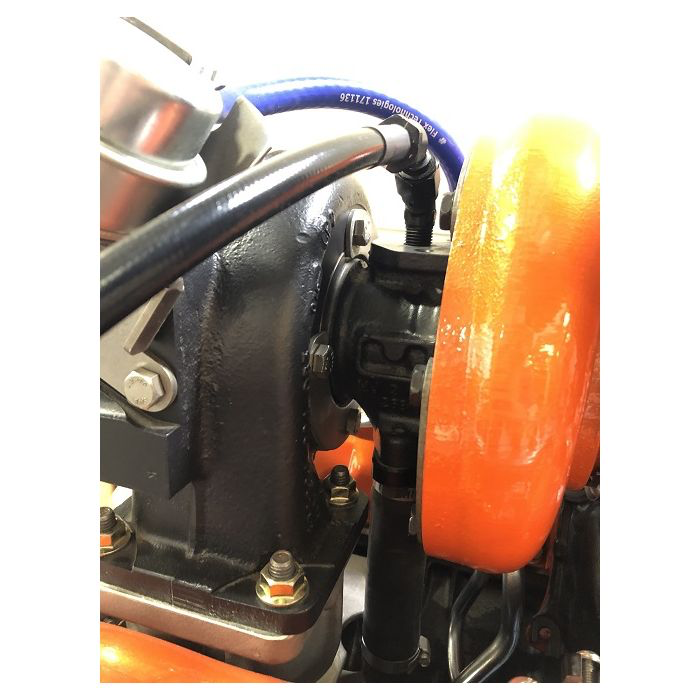 Duramax Remote Turbo Oil Feed Line Kit For 1/4 NPT Turbo Oil Inlet Fleece Performance