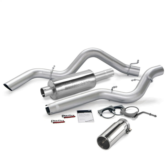 Banks Power 06-07 Chevy 6.6L ECLB Monster Exhaust System - SS Single Exhaust w/ Chrome Tip