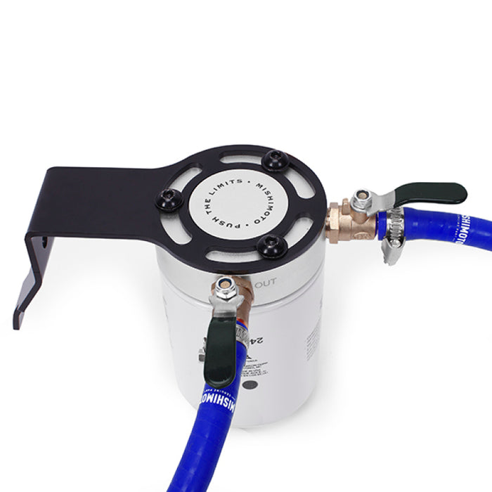 Mishimoto Coolant Filter Kit 2003-2007 Ford Powerstroke 6.0L - Blue Hoses