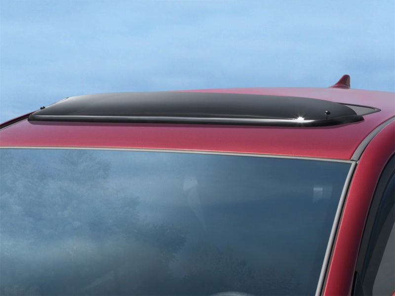 WeatherTech 07+ Chevrolet Silverado GMC Sierra Sunroof Wind Deflectors - Dark Smoke