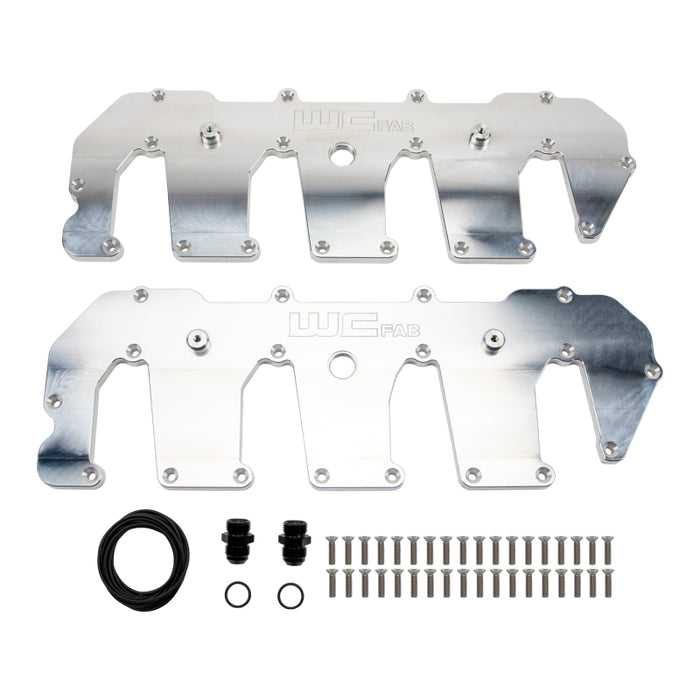 Wehrli 11-16 Chevrolet 6.6L Duramax LML Billet Upper Valve Cover Set