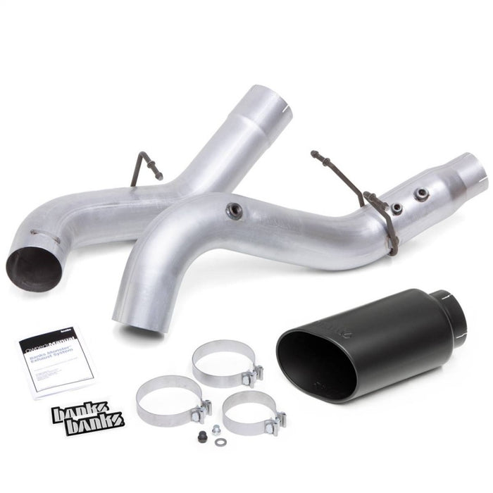 Banks Power 20-21 Chevy/GMC 2500/3500 6.6L Monster Exhaust System - Black Tip