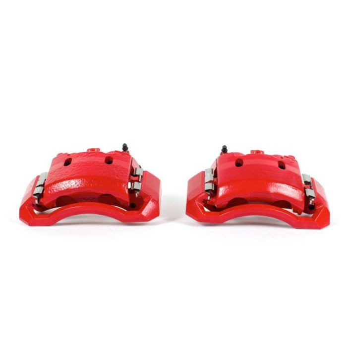 Power Stop 06-08 Dodge Ram 1500 Front Red Calipers w/Brackets - Pair