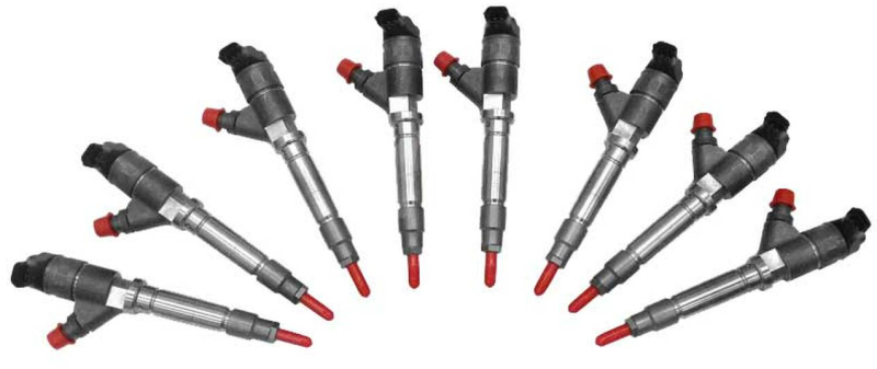 Exergy 04.5-05 Chevrolet Duramax 6.6L LLY Reman 100% Over Injector - Set of 8