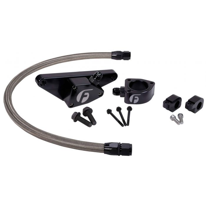 Cummins Coolant Bypass Kit 03-07 Manual Transmission w/ Stainless Steel Braided Line Fleece Performance