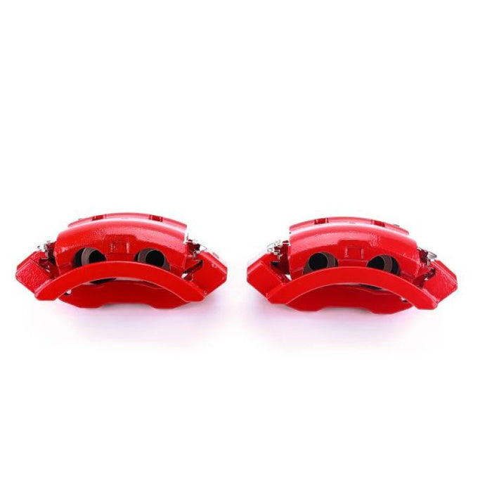 Power Stop 2007 Ford E-150 Rear Red Calipers w/Brackets - Pair