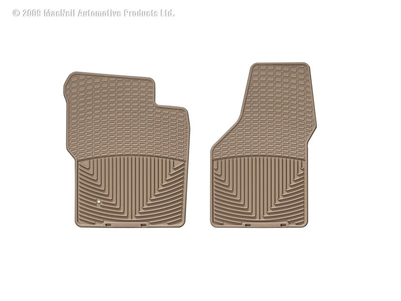 WeatherTech 99-07 Ford F250 Super Duty Crew Front Rubber Mats - Tan