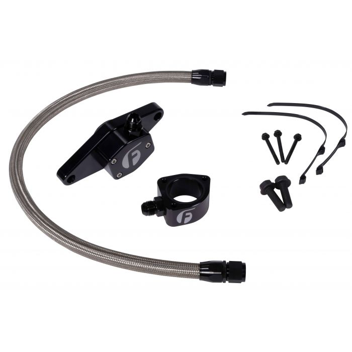 Cummins Coolant Bypass Kit VP 98.5-02 with Stainless Steel Braided Line Fleece Performance