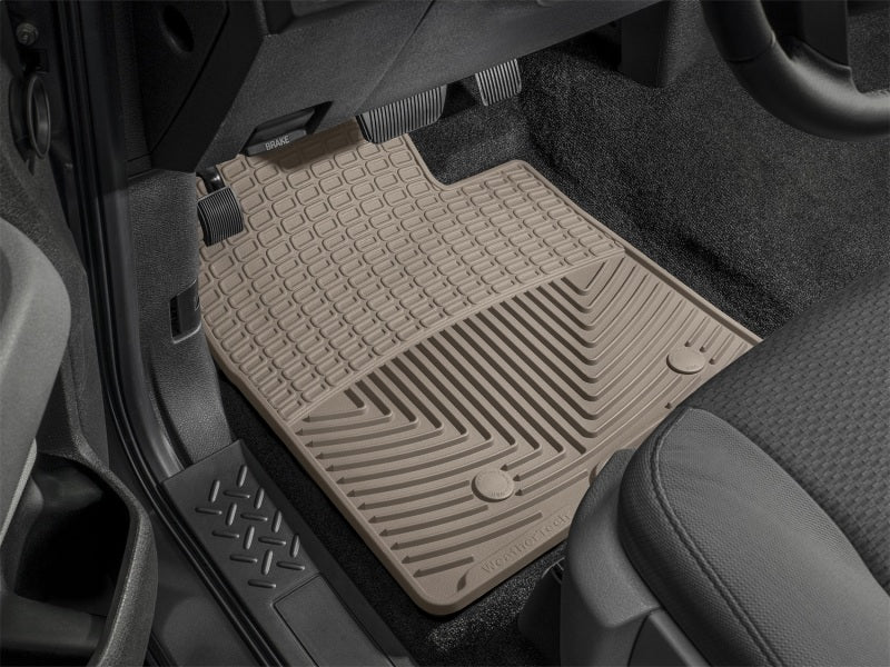 WeatherTech 99-07 Ford F250 Super Duty Crew Front Rubber Mats - Tan