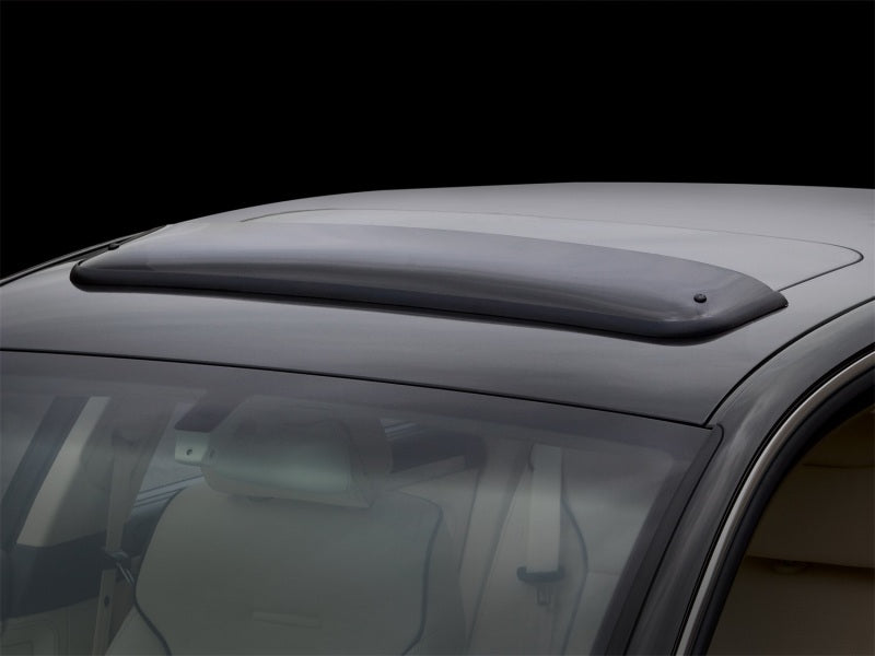 WeatherTech 07+ Chevrolet Silverado GMC Sierra Sunroof Wind Deflectors - Dark Smoke