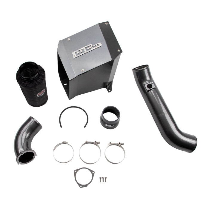 Wehrli 01-04 Duramax LB7 4in Intake Kit with Air Box Stage 2 Blueberry Frost
