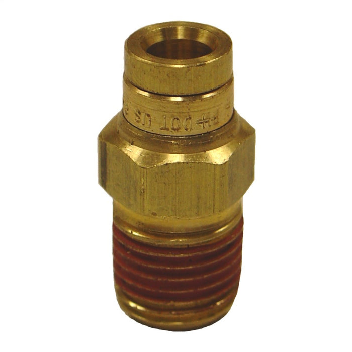 Firestone Male Connector 1/4in. Push-Lock x 1/4in. NPT Brass Air Fitting - 2 Pack (WR17603463)