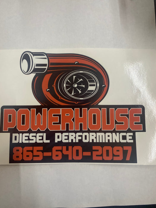 Powerhouse diesel sticker